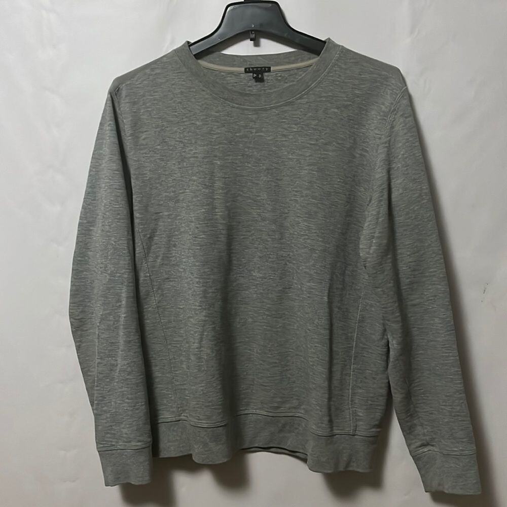 THEORY GRAY SWEATSHIRT PULLOVER SIZE XL